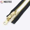 Meetee 5# 8# 70-100cm Open-End Rotary Metal Zipper Slider Double Sided Reversible Zippers Jacket Sewing Zip Repair Accessories