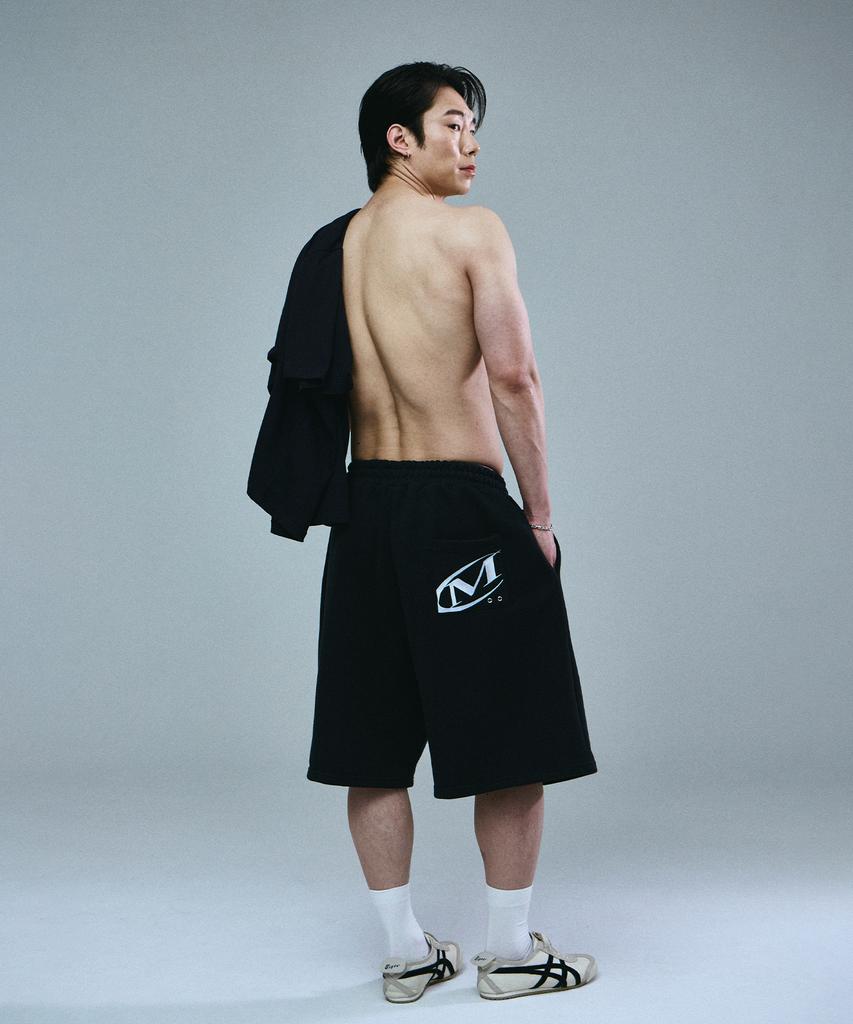 Mihag Pocket Logo Bermuda Shorts (Navy)