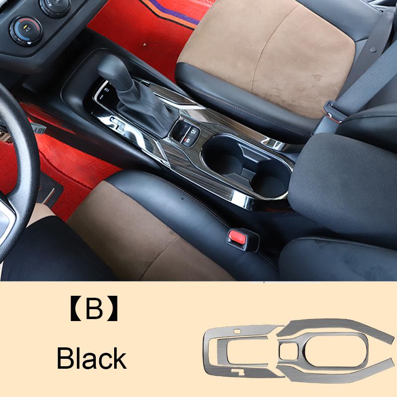 For Toyota Corolla E210 -   2024 Car Central Console Water Cup Holder Placement Trim Cover Frame Strips Stickers