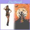 Game Theme Cosplay Costume For Women With Polyester Blend For Halloween Role Play