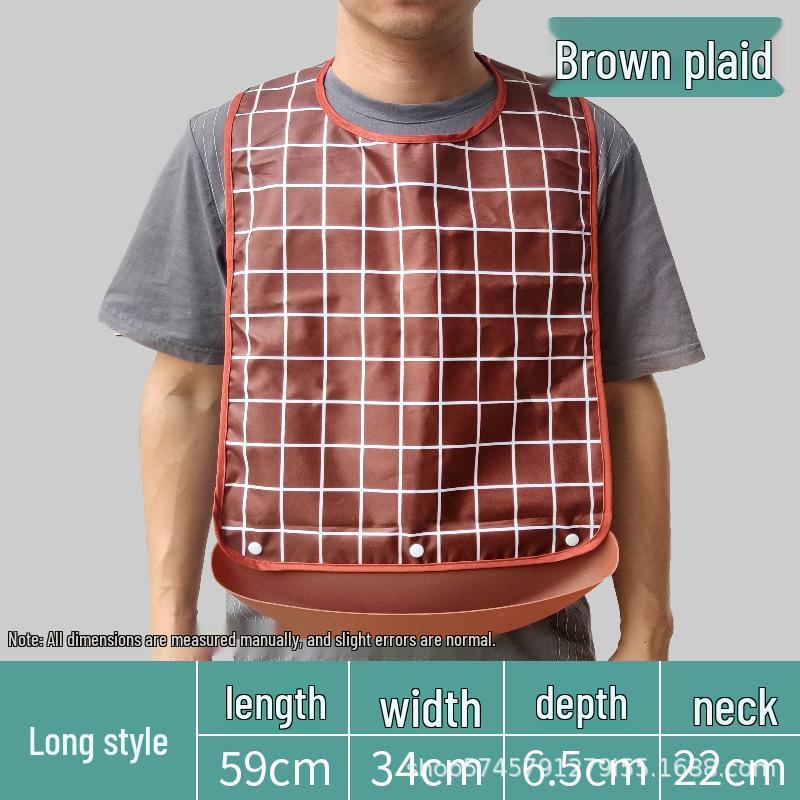 Wasserdichte Esslatz für Erwachsene & Senioren – Große, spezielle Schürzen für Senioren