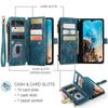 CaseMe Flip Leather Phone Case For iPhone 17 Pro Max 16 Plus 15 14 13 12 11 XS XR X Samsung S26 S25 FE S24 Ultra S23 S22 S21 Zipper Wallet Cards Cover