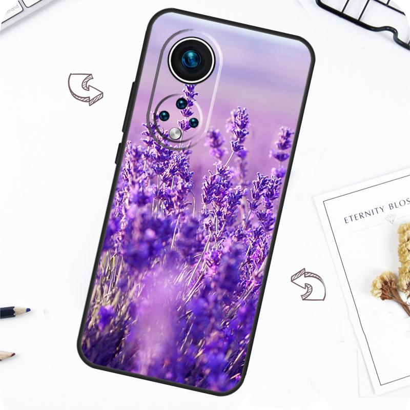 Lila Blumen Lavendel Hülle Für Honor Magic 5 6 7 Lite Honor 200 Pro X8b X9a X8a X8 X9 X9c X9b 50 70 90 Lite Abdeckung