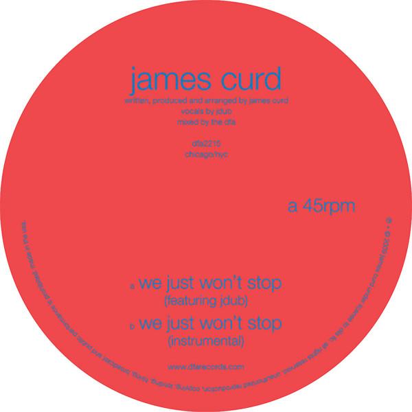 

12-дюймовая пластинка JAMES CURD - We Just Won t Stop dfa2215 DFA 2009 США Танцевальная и Электронная