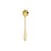 Stainless steel long handle stirring spoon milk powder coffee spoon dessert spoon creative golden small spoon small round spoon