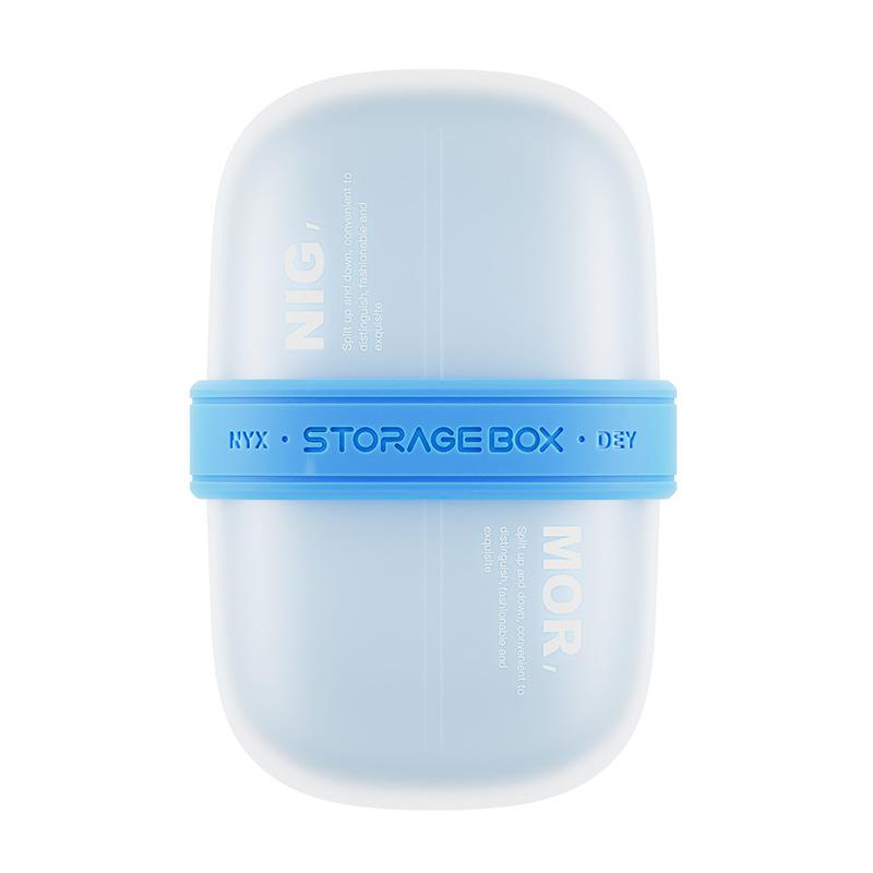Leak-Proof Silicone Pill Box Portable Vitamin Organizer with Daily Compartments for Seniors & Travel Pill Container Storage