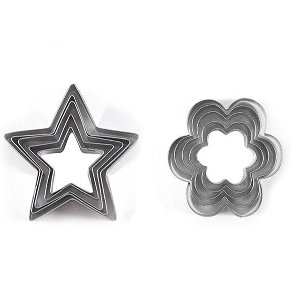 

10 шт. пентаграмма, форма для печенья из нержавеющей стали, цветок, форма для печенья из нержавеющей стали, кухня