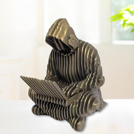 Decorative Figurine Fine Carving Colorful Handcrafted Table Decoration for Living Room Bedroom