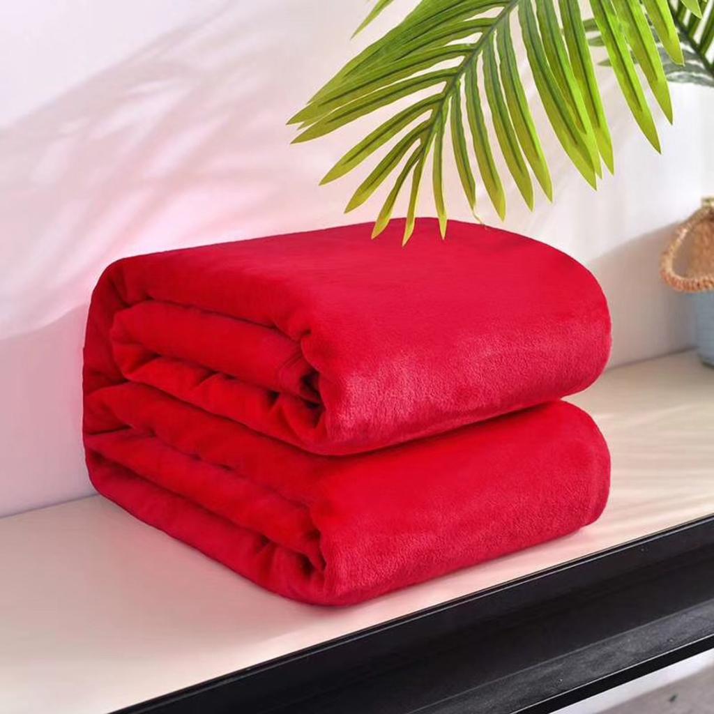 Ultra-Soft Flannel Shawl Blanket: Single-Sided Print, Fits Sofa/Bed/Office/Travel 4-Season Cozy Gift Christmas Gift Mixed Colors