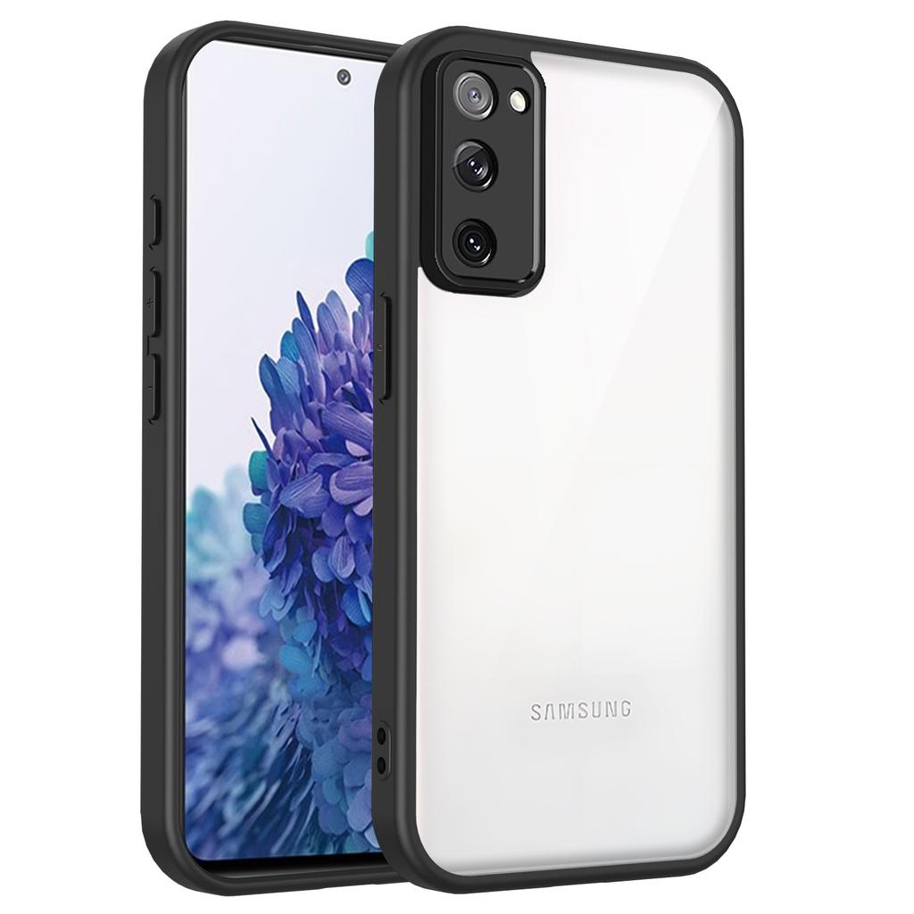 For Samsung Galaxy S20 FE S20FE Case Air Cushion Shockproof Silicone Bumper Clear Matte Back Cover Hard Case for Samsung S20 FE