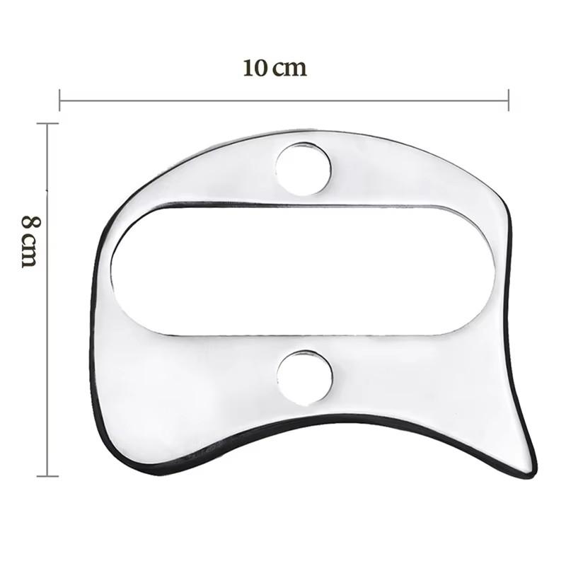 Portable Stainless Steel Gua Sha Scraping Massage Tool Manual Massage Scraping Board For Body Back Leg Arm Relaxation