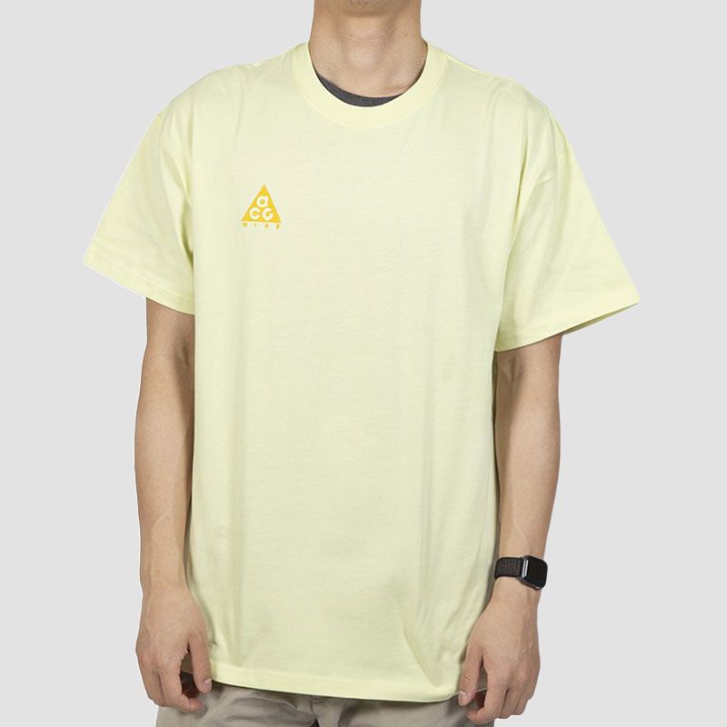 Nike Acg Casual Short Sleeve T-Shirt Men Tops Bright-Green BQ7343-335