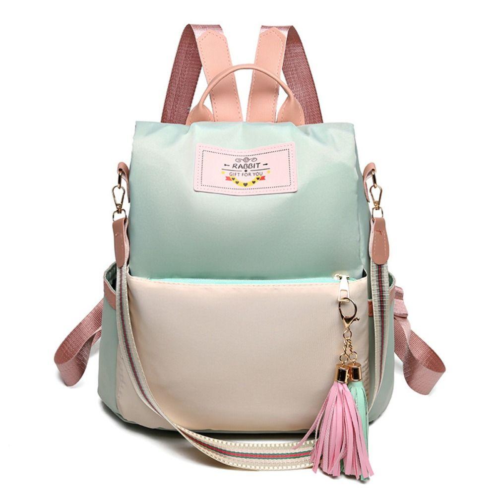 Oxford Female Student Schoolbag Large Capacity School Bags  Female Junior High School