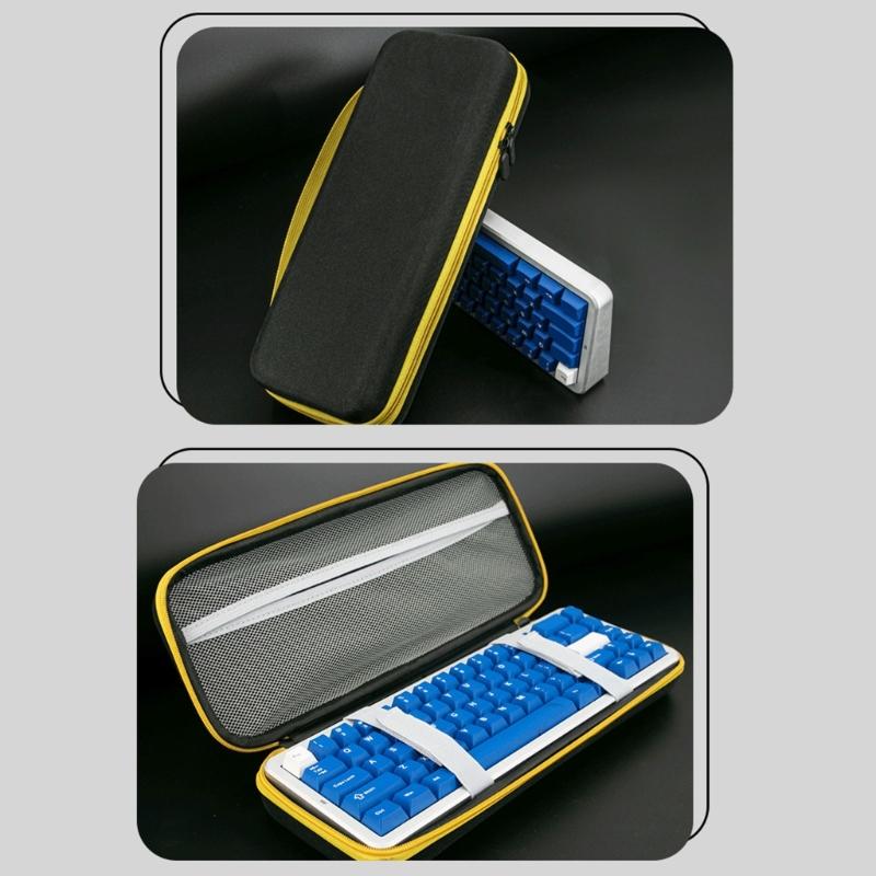 Heavy Duty Travel Dustproof Case Shockproof Portable Storage Bag Replacement for 68 Keys Mechanical Keyboards Accessories