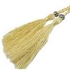 Women's Braided Tassel Waist Belt Bohemian Rope Belt with Tassel Ends Simple All-Match Ethnic Waistband for Dress Jeans Tunic
