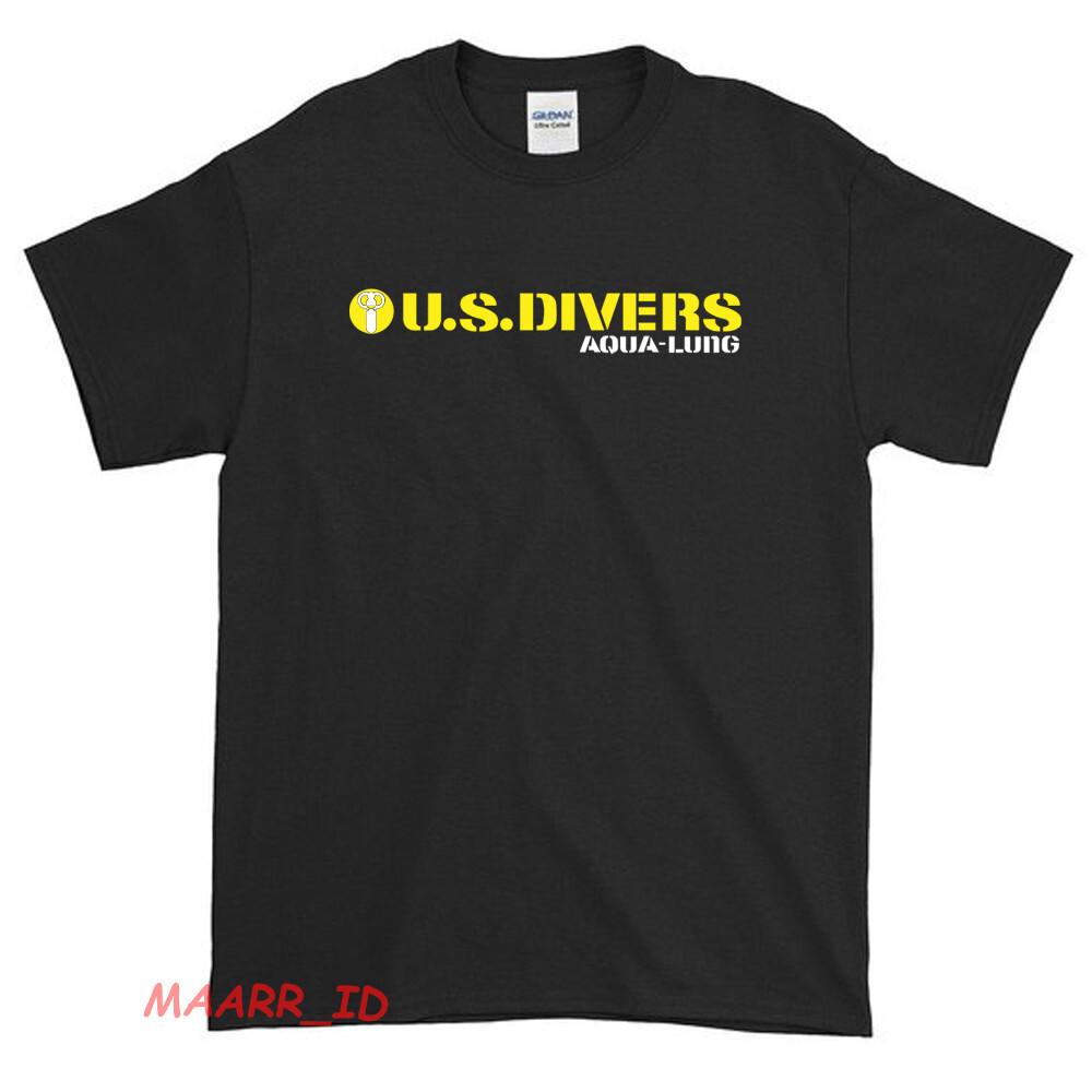 New Aqua Lung US Divers Logo American Funny T Shirt USA size SXXL Unisex T-Shirt XXXL