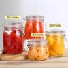 Glass Sealed Jar, Special Bottle for Food Grade Sparkling Wine, Pickle Jar, Pickled Vegetables, Honey Sugar, Empty Bottle Storage Tank