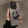 Black Comic Style Phone Case For iPhone 14 Pro Max Plus 16 15 11 12 13 Pro Max Mini X XS XR 7 8 Plus SE  Shockproof Cover
