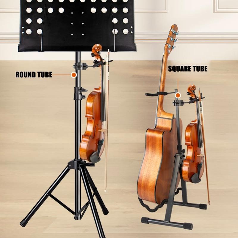 Violin Holder Hook Microphone Or Sheet Music Stand Violin Holder Violin Viola Hanger for Music Stand Violin Viola Hook