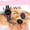 Trendy LED Digital Watch: Elegant Women's Steel Band Wristwatch for Influencers and Students
