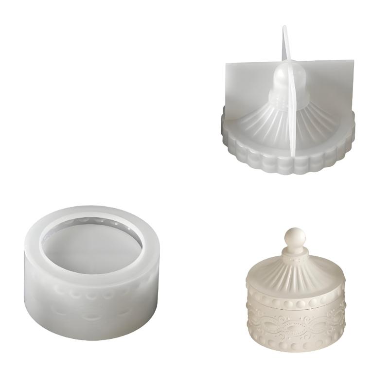 

Artistic Striped Roman Column Silicone Mould For Handmade Candle Home Decoration And Craft Projects