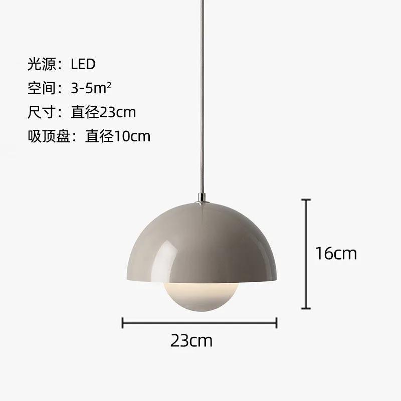 23cm Creative Chandeliers Bedroom Study Restaurant Pendant Light Decorative Lamp Multi-color Optional Modern Bud Indoor Lighting