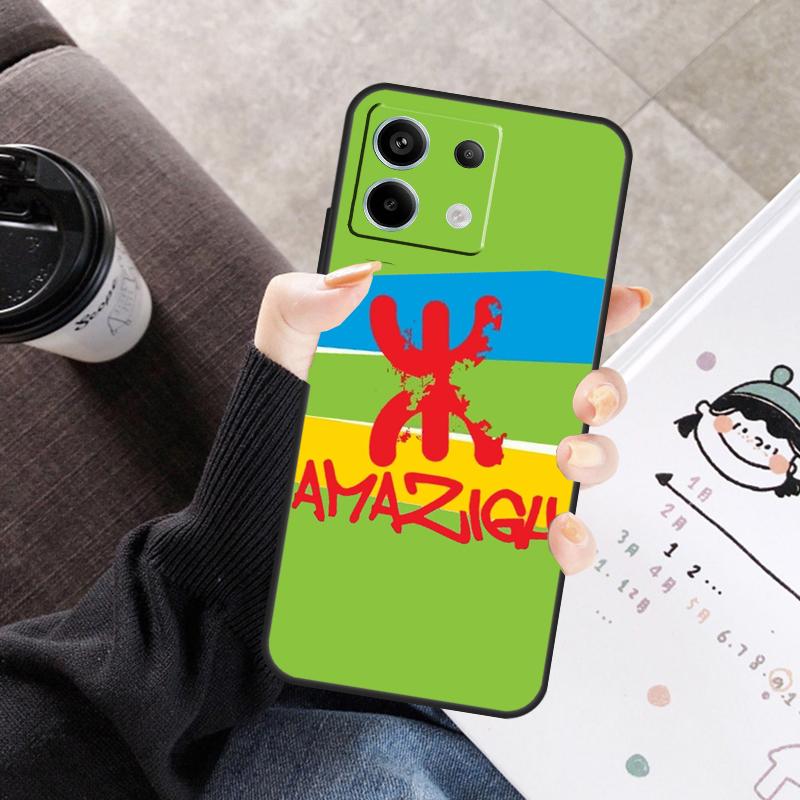 

Amazigh Flag Cover For Xiaomi Redmi Note 14 13 10 11 12 15 Pro Plus Case For Redmi 15 15C 14C 10C 12C 13C Redmi 12 4G