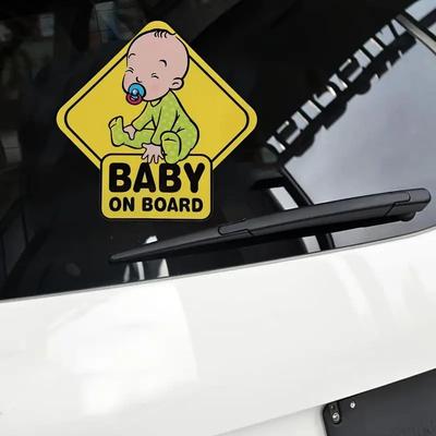 Cute Cartoon Reflective Car Stickers | Colored PVC Decals for Exterior Accessories | Weatherproof UV Resistant Decorations