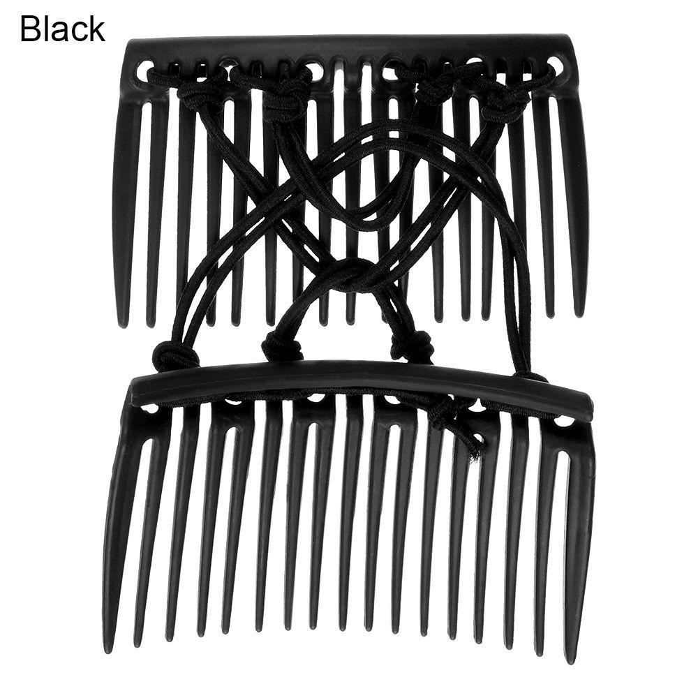 Women Black/Coffee Changeable Hair Rope Comb Hair pin Creative