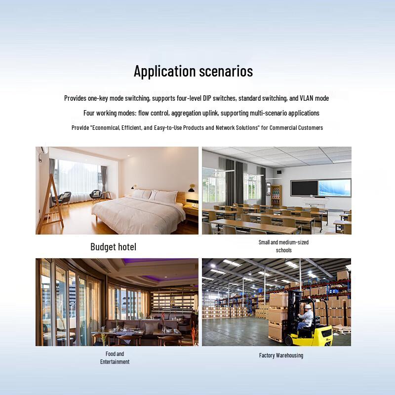 Switch H3C S1210F-PWR Gigabit PoE+ de 10 Portas