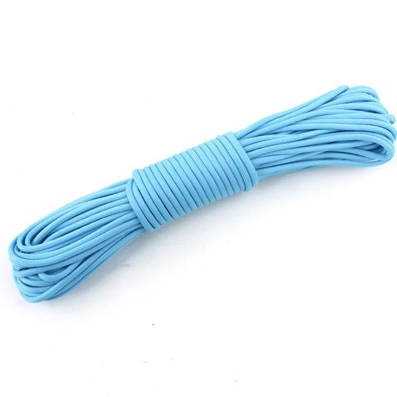 Luminous Nine-Strand Glow-in-the-Dark Paracord Rope for DIY and Tent Windproofing.