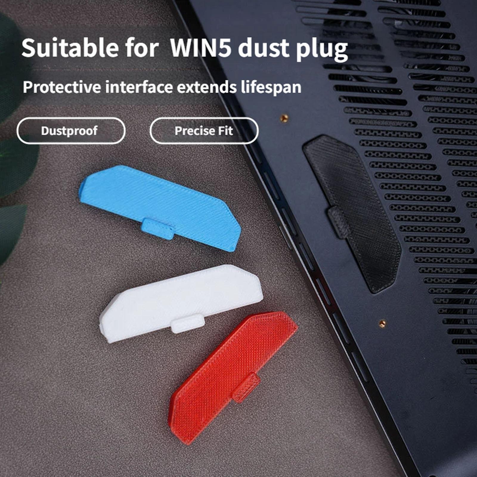 

Multiple Color Charging Port Cover Dustproof Insert For Win 5 Mini Handheld PC Game System Lightweight Travel Essential белый