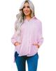 Azura Exchange Striped Boyfriend Shirt with Pocket