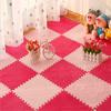 30*30 EVA Splicing Velvet Foam Pad Child Bedroom Treasure Crawling Mat
