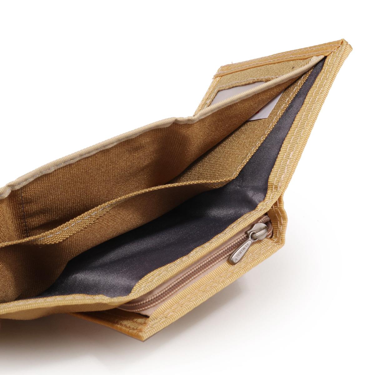 Кошелек-подарок из холщовой ткани Cion Purpse Simple Zipple Bag Мужские сумки Модные — фото 6