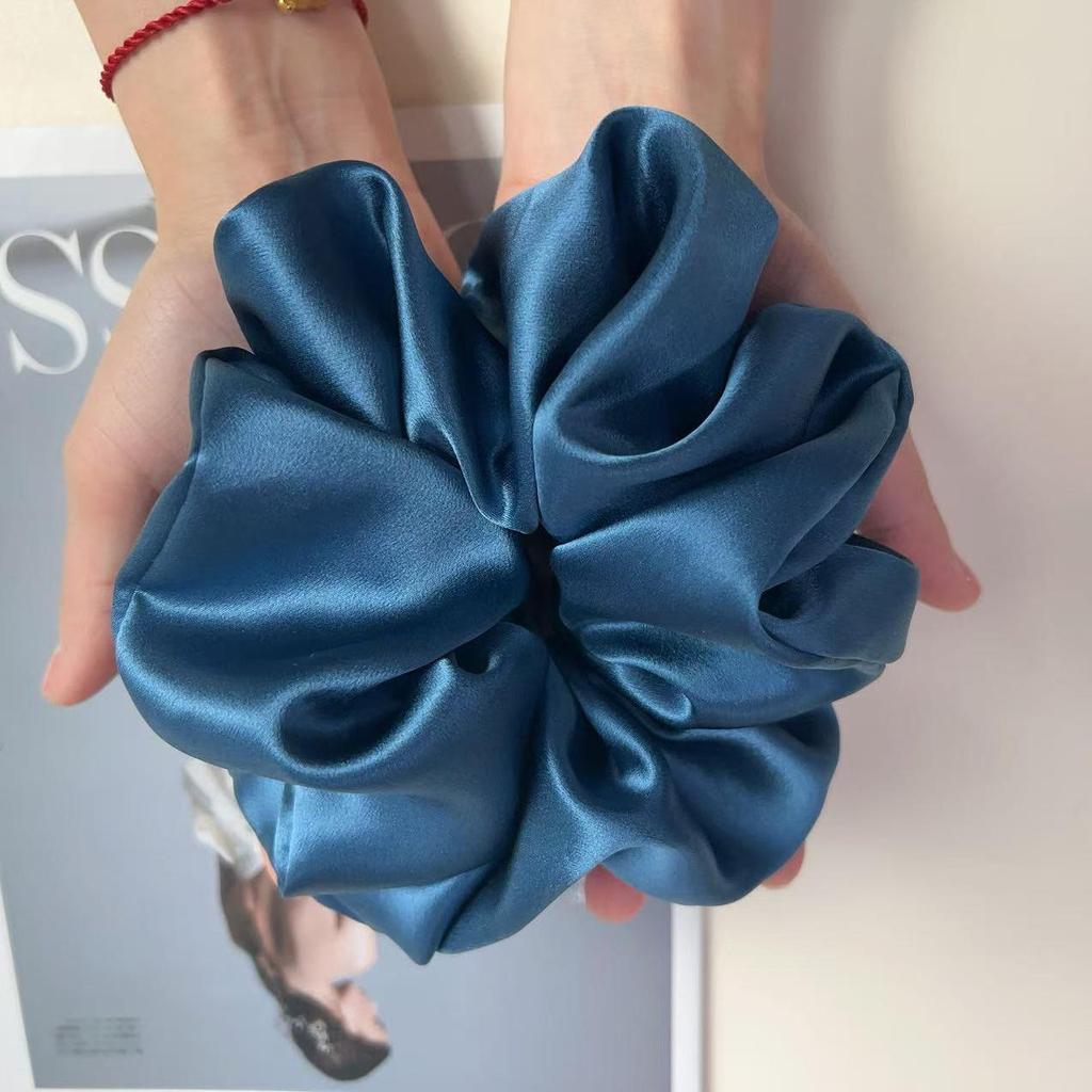 7cm Large Mulberry Silk Scrunchies - Luxury Hair Ties & Accessories