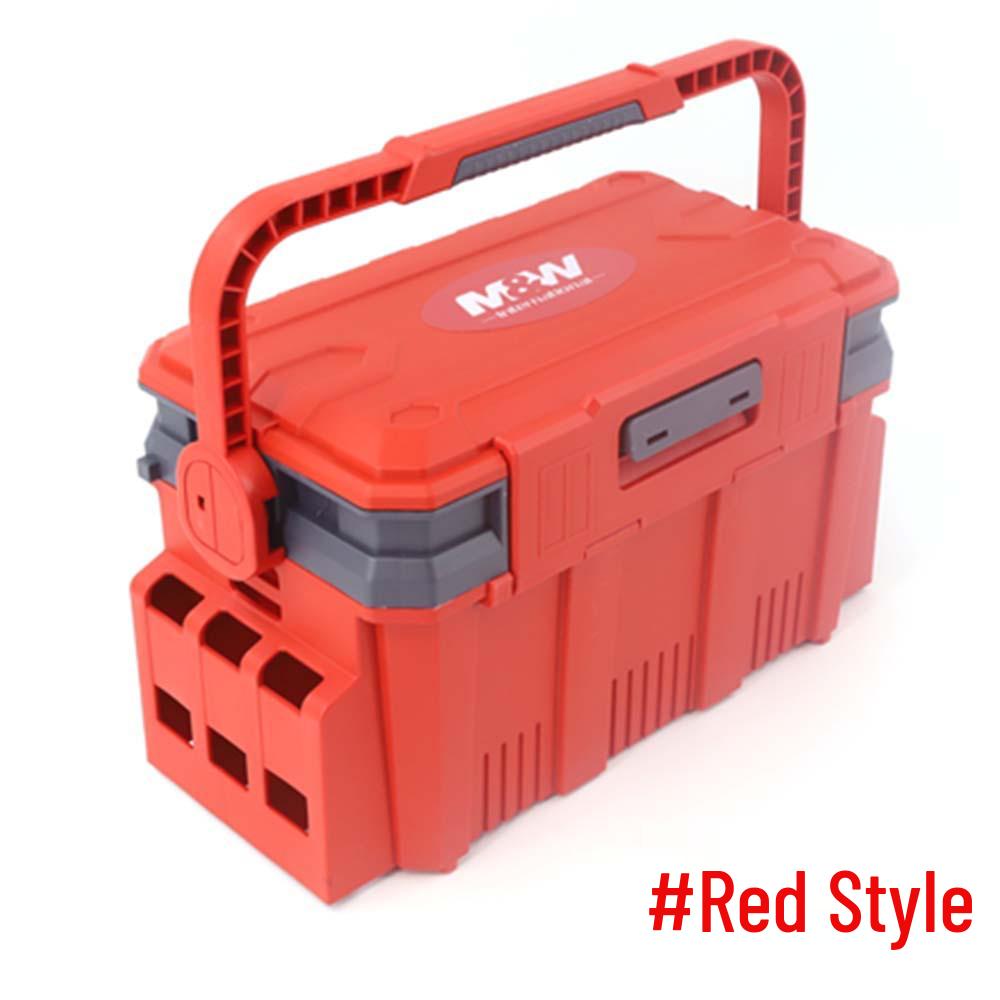 Aimeida MW 20L Multi-functional Fishing Tackle Box: Stand/Sit, Rod Holder, Sea Fishing Tool.