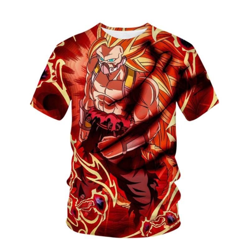 Dragon Ball Z Graphic Print 3D Summer Short Sleeve T-Shirt Top Hot Selling Cool Super Adult T-Shirt Goku