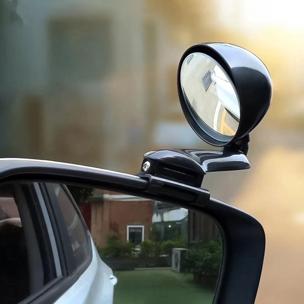 Round Convex Blind Spot Car Mirror 360 Degree Adjustable Auxiliary Rear View Mirror SUV Vehicles