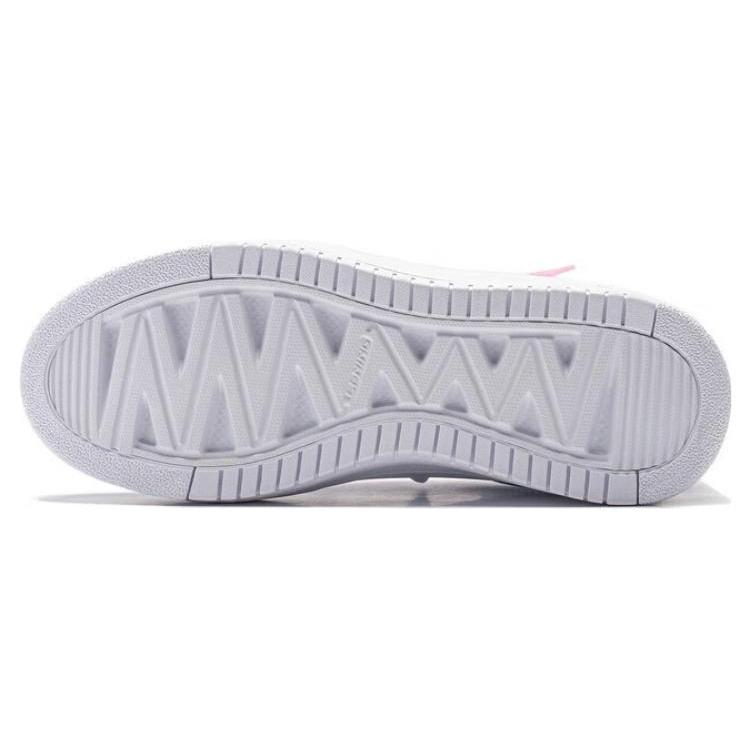Li Ning Rising Phoenix Slip Resistant Slip Resistant Low top Skateboard Shoes Women's White Pink AGCT380-3
