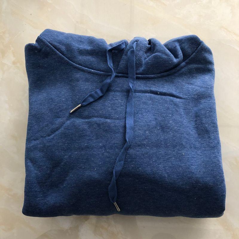 Fleece-lined Casual Hoodie Autumn and Winter New Foreign Trade Women clothes Fashion Hooded Collar Pullover Long sleeve Solid Top 27129