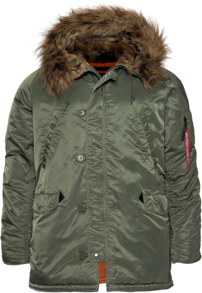 Winter Jacket Alpha Industries N3B VF 59 Man Sage-green