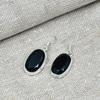 Black Spinel Gemstone Earring  Handmade 925 Sterling Silver Jewelry For Birthday Gift