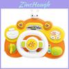 Multi Functional Steering Wheel Children Puzzle Toy With Lights And Music For Infant Play And Learning