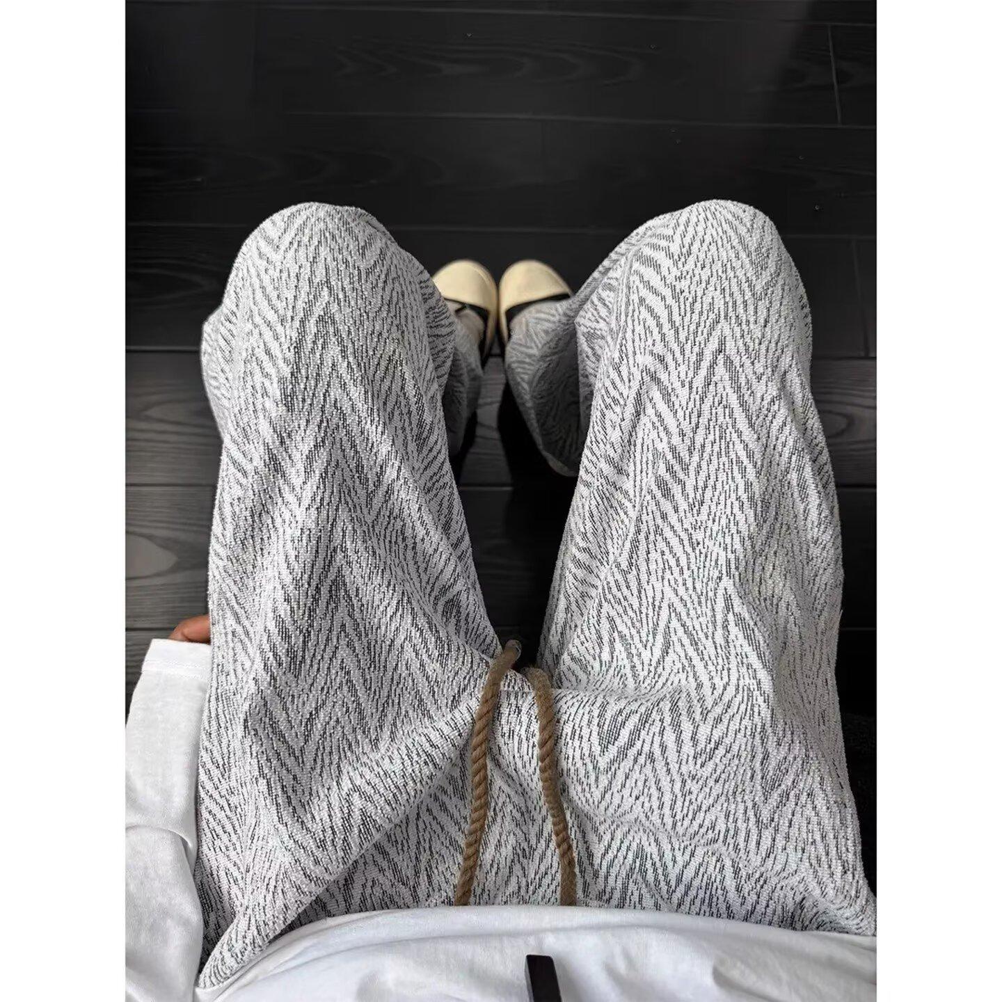 Американские ретро брюки в елочку мужские осенние винтажные высококачественные спортивные брюки свободные прямые повседневные брюки M