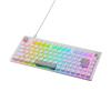 ELECOM Rapid Trigger Gaming Keyboard V Custom VK720AL Wired Magnetic Analog Detection Switch 75% Size Low Profile White TK-VK720ALWH