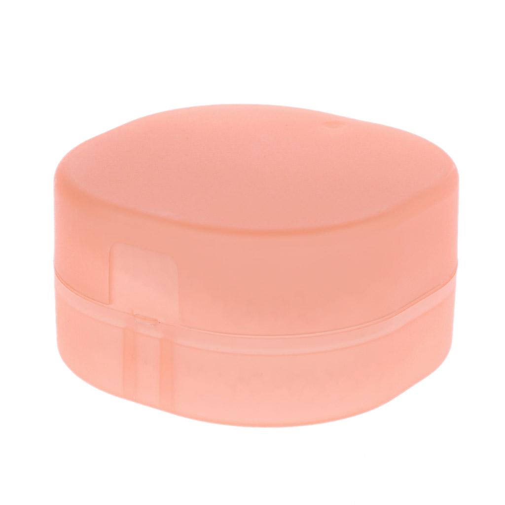 Plastic Soap Box Sponge for Case Round Travel Box Sponge Soap Dishes for Case Leak Resistant Holder Home Kitchen Bathroo