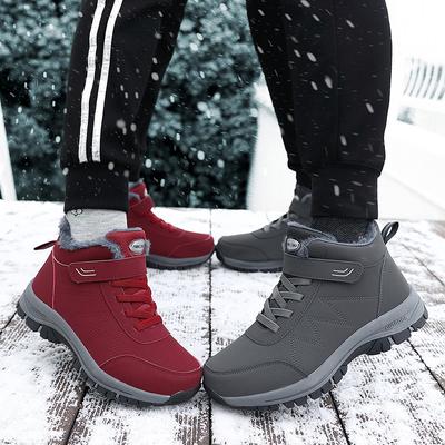Winter Men Women Ankle Boots Keep Warm Comfortable Snow Boots Couple Outdoor Non-slip Cotton Boots Lightweight Women Winter Shoes