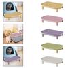 Cat Litter Trapping Mat Durable PP Cat Litter Step Footboard for Corner Cat Litter Box and Cat Tray