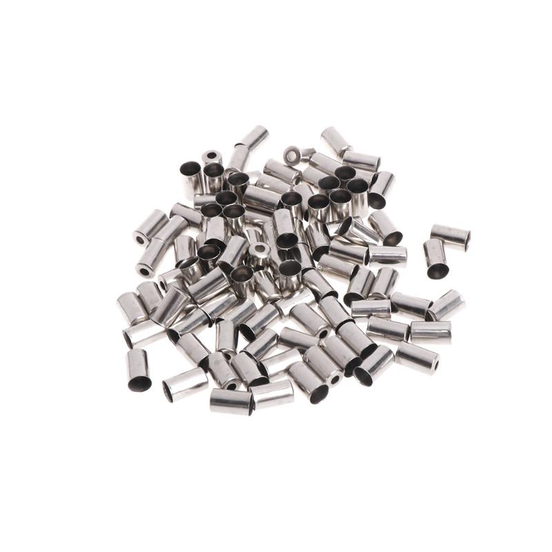 12PCS PLASTIC BIKE BRAKE CABLE ENDS 4MM 5MM CRIMPS HOUSING FERRULES ACCESSORIES